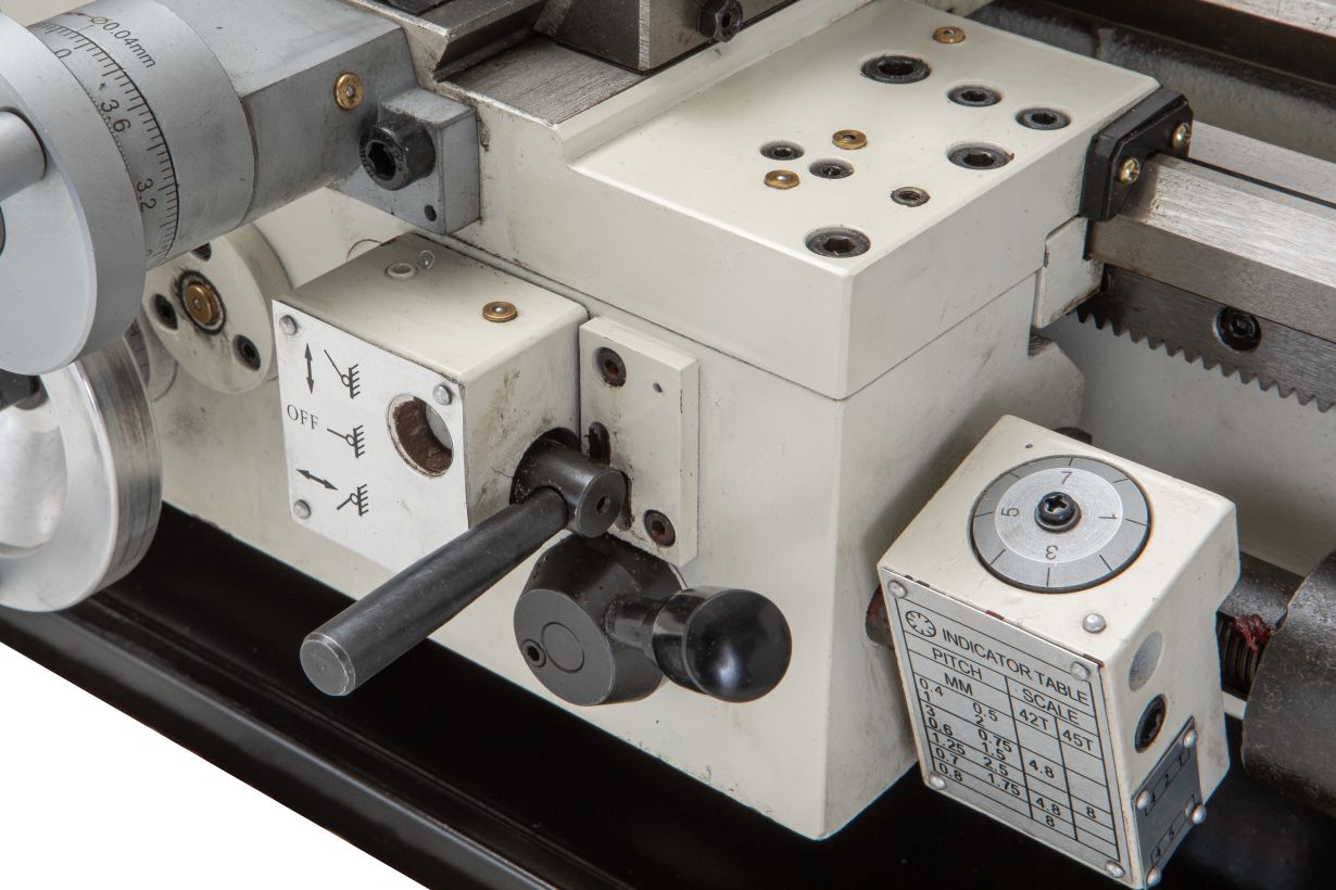 JETRUS BD-10S DRO Настольный токарный станок по металлу с цифровым табло скорости